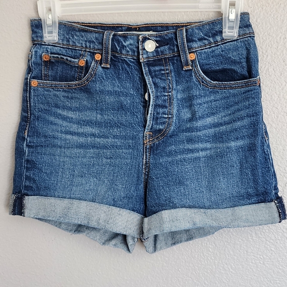 LEVIS PREMIUM WEDGIE SHORT / SIZE 25 - Picture 1 of 14